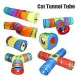 Small Bell Play Tunnel Cat Tunnel Tube Hamster House Tunnel Pet Supplies
