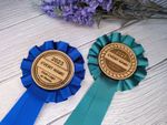 Personalised Wooden Rosette's | Free Design Service | Customised Rosette