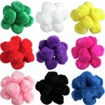 50mm Pom Poms 5cm - Craft Fluffy Fuzzy 2" Pom Pom Balls - Choose Quantity