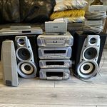Technics hifi system all speakers and dvd players works but decks turn off