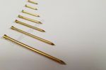 SOLID BRASS PANEL PINS 13mm 15mm 20mm 25mm 30mm 40mm 50mm CHOOSE QTY