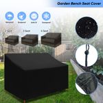 2/3/4 Seater Garden Bench Seat Cover Waterproof Outdoor UV Resistant Heavy Duty