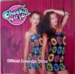 The Cheeky Girls 2004 official calendar, hand signed