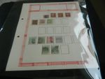 CYPRUS 1880 - 1924 STAMPS COLLECTION ON OLD HAND-DRAWN PAGES