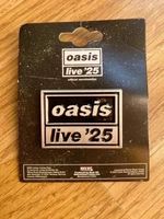 Oasis Live 2025 - Pin - Black and Silver