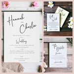 Wedding Invitations - RSVP Cards - Gift Wish Poem Cards - Information - Menus