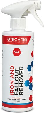 Gtechniq Car Iron & General Fallout Remover W6 Brake Dust Fast Degreaser 500mL