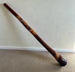 Tjapukai Australian Hand Made & Painted Didgeridoo With Certificate, Cover, CD