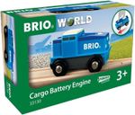 Brio World Train Cargo Battery Engine Blue Brio Train Battery Powered 