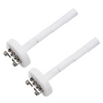 2Pcs K Type Ceramic Kiln Furnace Thermocouple for Muffle Furnace 1.5x100mm
