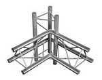 TRIO220 Truss 4 Way Corner Apex Down Left
