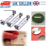 10/50/100pcs 25mm Brooch Bar Backs Safety Pins Badge Fastener for Jewelry Making
