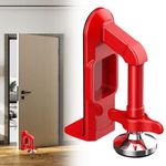 Door Lock Stopper Jammer For Home Hotel Security Travel Red
