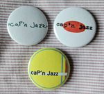 Cap'n Jazz (indie rock / emo) three 25mm button badges. Free UK postage!