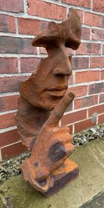'Silence' - Abstract Contemporary Sculpture - Cast Iron Outdoor Garden - 60cm