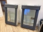 2 Velux windows roof light CK02 GGL 550x780mm (Pair) White