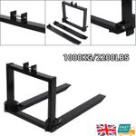 3 Point Linkage Pallet Forks Tractor Attachment Lifting Steel 1000KG Heavy Duty