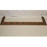 Edwardian Art & Crafts Brass Fireplace Fender Surround Cast Ribbons Antique