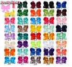 5 INCH BIG HAIR BOWS CLIP PIN ALIGATOR CLIPS GROSGRAIN RIBBON BOW GIRL 