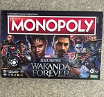 Hasbro Monopoly Marvel Black Panther Wakanda Forever Board Game Plastic-Free
