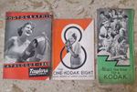 3 Vintage Kodak Photographic Catalogues 1930s-40s Photography Memorabilia 