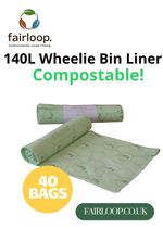 Compostable Food Waste 7L 10L 25L 40L 80L 140L 240L Caddy Bags Wheelie Liners