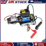 4500LB Electric Winch 12V Dyneema Rope Portable for Boat ATV Offroad Wireless