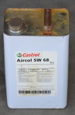 5L Castrol Aircol SW 68 Refrigeration Lubricant Synthetic Compressor Lubricant