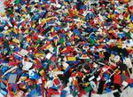 Genuine Lego Bundle 1kg-1000 pieces  Mixed Bricks ! Pieces + 2 MINIFIGURES !!!!
