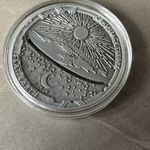 Flat Earth Conspiracy Theory Coin Token Collectible Medal In Case 2022