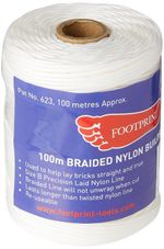 Footprint Bricklayers Line - 100M Roll - Finely Braided Nylon - Made in Britain