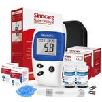 sinocare Diabetes Testing Kit/Blood Sugar Monitor Safe-Accu2 /Blood Glucose... 