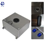 FITS FOR 60 Litres / 13 Gallons Fuel Cell/tank, Polished Aluminium