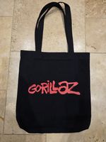 Gorillaz Mountain Tour VIP Merch Black Tote Bag