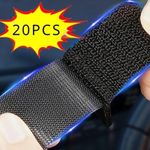 20pcs Fastening Tape Self Adhesive Heavy Duty Sticky Strip Sew On Tape Hook Loop