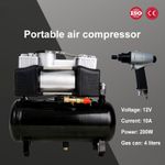 12V Air Compressor Car Air Pump 220V Tyre Inflator Electric Motorcycle Pump