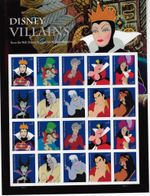 US SCOTT 5213 - 5222a SHEET OF 20 DISNEY VILLIANS STAMPS FOREVER MNH