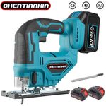 For Makita DJV184Z 21V LXT Cordless Brushless Top Handle Wood Jigsaw 2x Battery