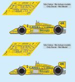 Decals Lotus 99T Monaco GP 1987 1:32 1:43 1:24 1:18 F1 Senna Camel slot decals