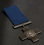 Full Size Replica George Cross Medal & Ribbon. Gallantry/Heroism Civil/Military
