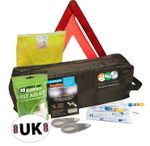 Driving Kit For France With Two NF Approved Breathalysers UK plate In Zipped Bag