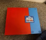 Topps Match Attax Premier League 4-Ring 4-Pocket Binder 600 Capacity Red/Blue