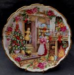 BONE CHINA ROYAL ALBERT OLD COUNTRY ROSES CHRISTMAS TREATS PLATE