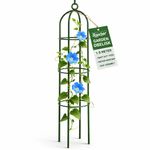 1.9m Outdoor Garden Metal Obelisk Climbing Plant Support Frame Trellis New