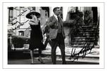 AUDREY HEPBURN GEORGE PEPPARD SIGNED AUTOGRAPH PHOTO PRINT BREAKFAST AT TIFFANYS