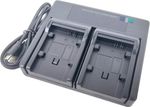 USB Dual Battery Charger for Canon BP-828 BP-827 BP-820 BP-808 BP-807 BP-819 Ivi