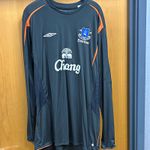 Umbro Everton Goalkeeper Shirt Martyn #25 Grey Long Sleeve Adults XXL