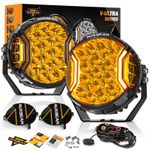 AUXBEAM 7" LED Side Shooter Work Light Pods Lamp DRL Offroad For Ford Edge 19-24