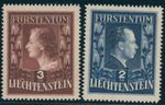 Liechtenstein 1951 MiNr. 304-305 B impeccable mint condition, certificate Marxer, Michel 1500