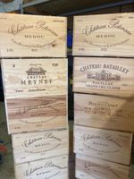 10x Wooden Wine Box Crates - BARGAIN CLEARANCE - 6 bottle Size - Wine Collection